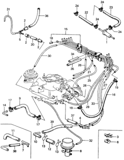 1983 Honda Civic Joint (Two-Way) Diagram for 17352-PA6-000