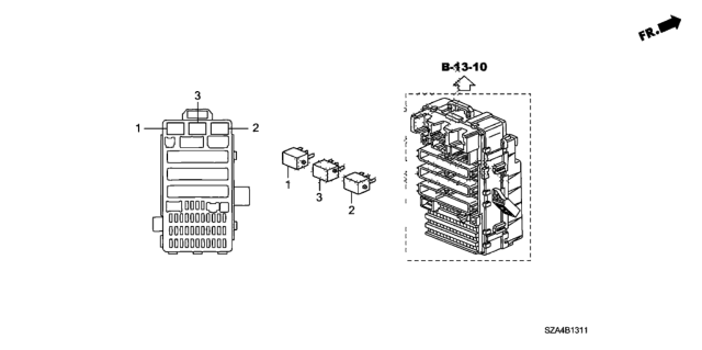 2015 Honda Pilot Control Unit (Cabin) Diagram 2