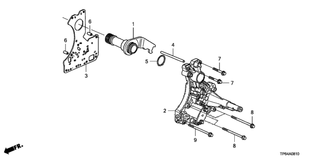 2011 Honda Crosstour AT Regulator Body (V6) Diagram