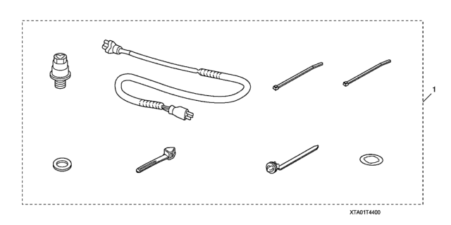 2013 Honda Crosstour 5 Door EXL (4 CYLINDER) KA 5AT Engine Block Heater (L4) Diagram