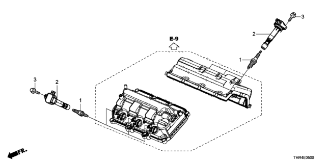 2022 Honda Odyssey Plug Hole Coil - Plug Diagram