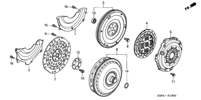 2005 Honda Civic Converter Assembly, Torque Diagram for 26000-PLM-309