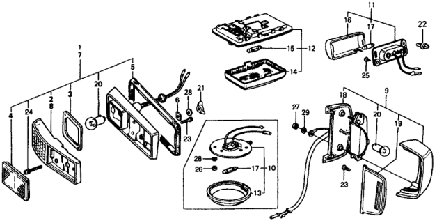 1979 Honda Civic Washer, Special Diagram for 90069-657-000