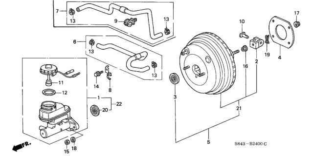 1999 Honda Accord Master Power Diagram