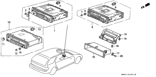 1991 Honda Accord Radio Diagram