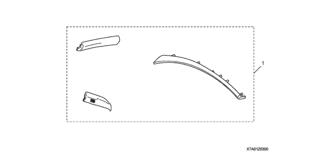 2010 Honda Accord Interior Trim (Wood Look) (Replacement) Diagram