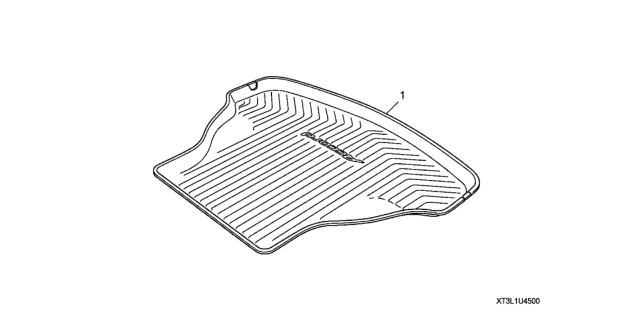 2017 Honda Accord Trunk Tray Diagram