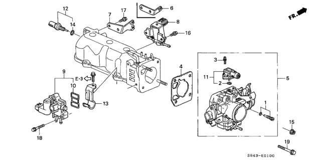 2002 Honda Accord Throttle Body Diagram