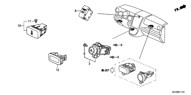 2011 Honda Element Switch Diagram