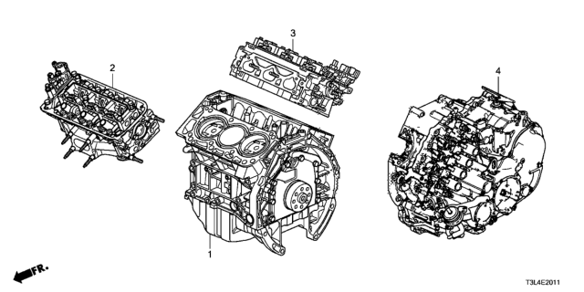 2014 Honda Accord General Assy. Diagram for 10002-5G2-A02