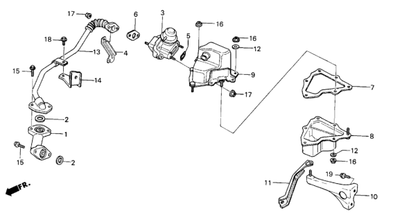 1986 Honda Civic Air Suction Valve Diagram