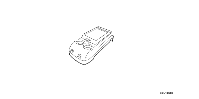 2006 Honda Odyssey 5 Door EXL (RES NAVIGATION) KA 5AT Plus One Consoles Diagram