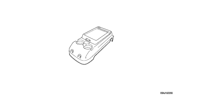 2007 Honda Odyssey Plus One Consoles Diagram