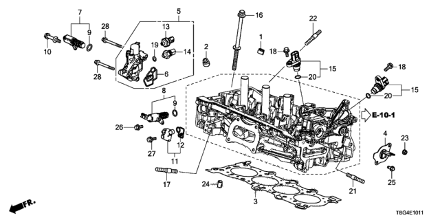 2017 Honda Civic VTC Oil Control Valve Diagram