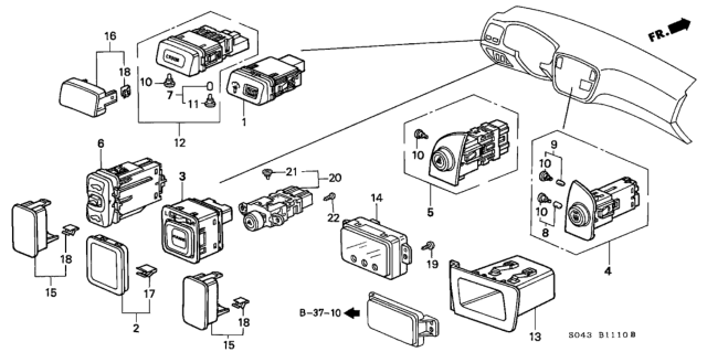 1996 Honda Civic Switch Diagram