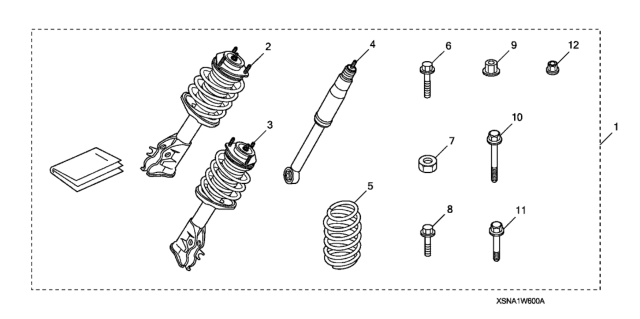 2008 Honda Civic Sport Suspension Diagram