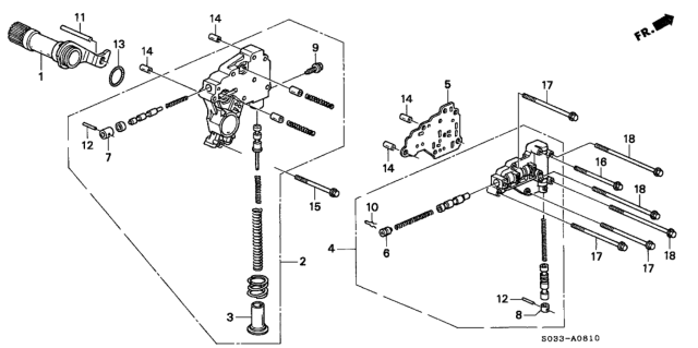 1996 Honda Civic 3 Door CX KA 4AT AT Regulator Diagram