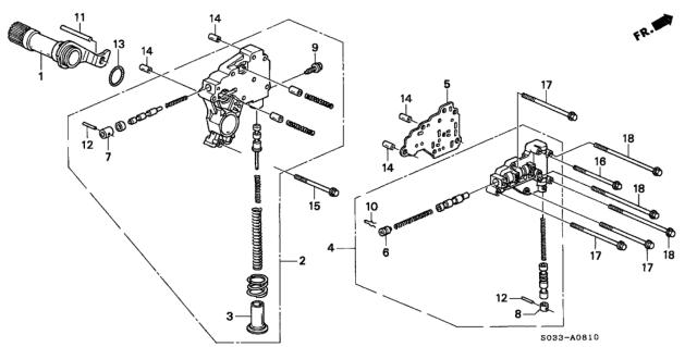 1997 Honda Civic AT Regulator Diagram