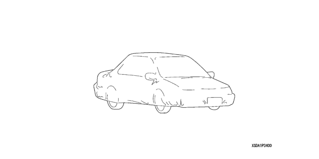 2006 Honda Accord 4 Door EX KL 5AT Car Cover Diagram