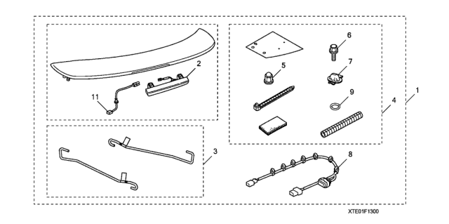 2012 Honda Accord Wing Spoiler Diagram