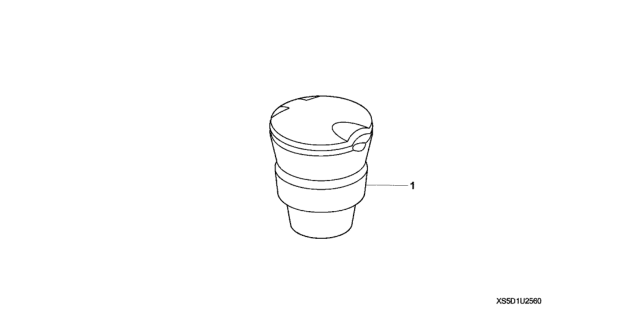 2017 Honda Ridgeline Ashtray Cupholder Diagram