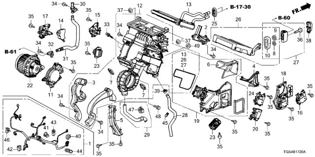 2019 Honda Passport Heater Unit Diagram