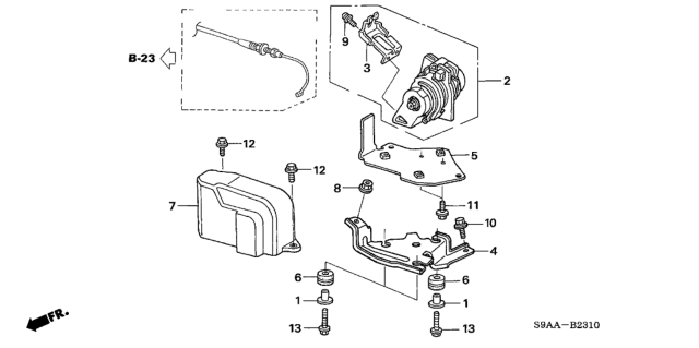 2006 Honda CR-V Accelerator Sensor Diagram