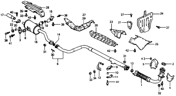 1979 Honda Civic Bolt-Washer (6X12) Diagram for 93485-06012-08