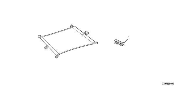 2006 Honda CR-V Cargo Net Diagram