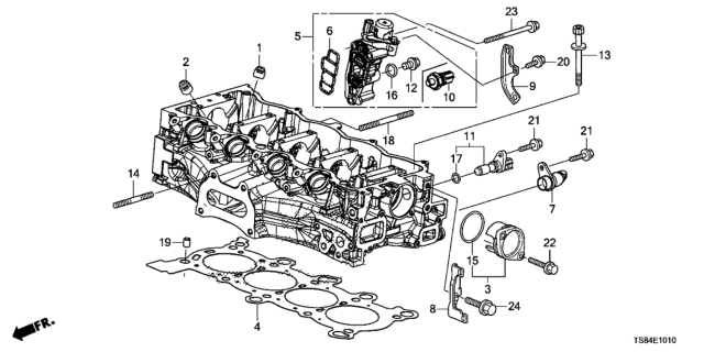 2015 Honda Civic Spool Valve (1.8L) Diagram