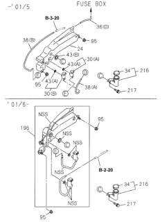 2000 Honda Passport Windshield Wiper - Washer Diagram 3