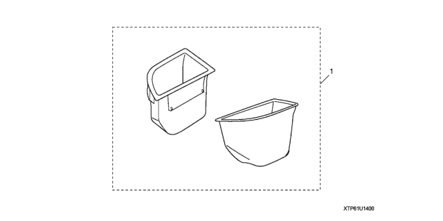 2014 Honda Crosstour Door Grip Pocket Diagram