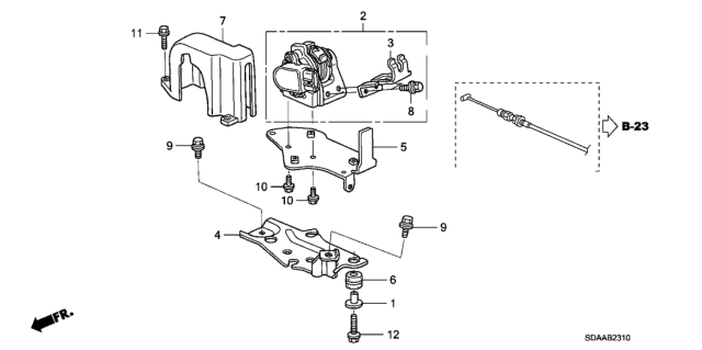 2007 Honda Accord Accelerator Sensor Diagram