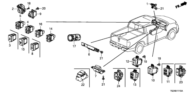 2018 Honda Ridgeline Switch Diagram