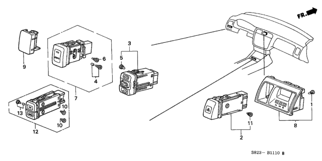 2002 Honda Accord Switch Diagram