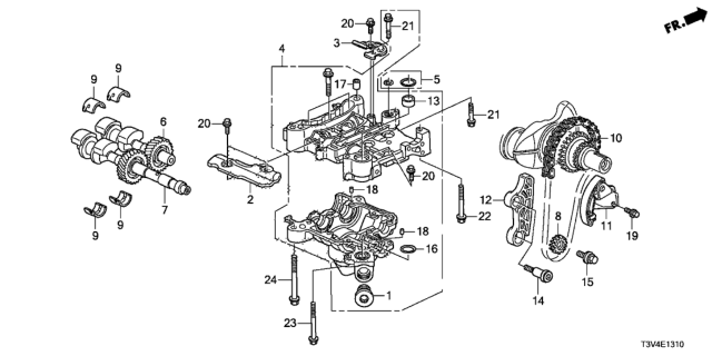 2014 Honda Accord Balancer Shaft Diagram