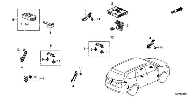 2019 Honda Pilot Smart Unit Diagram