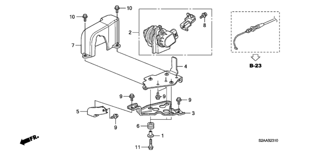 2009 Honda S2000 Accelerator Sensor Diagram