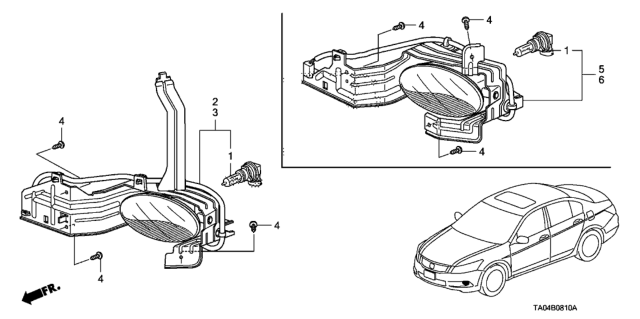 2008 Honda Accord Foglight Diagram