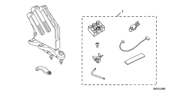 2006 Honda Element Snowboard Attachment Diagram