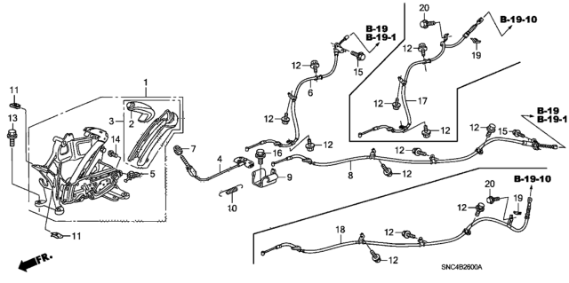 2007 Honda Civic Parking Brake Diagram