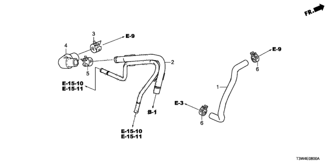 2014 Honda Accord Hybrid Breather Tube Diagram