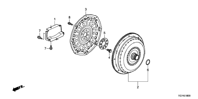 2020 Honda Pilot Torque Converter Diagram