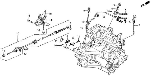 1993 Honda Accord Pipe, Oil Hose (A) Diagram for 25910-PX4-800