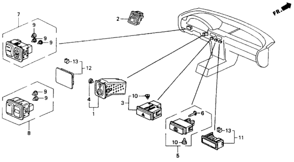 1991 Honda Accord Switch Diagram