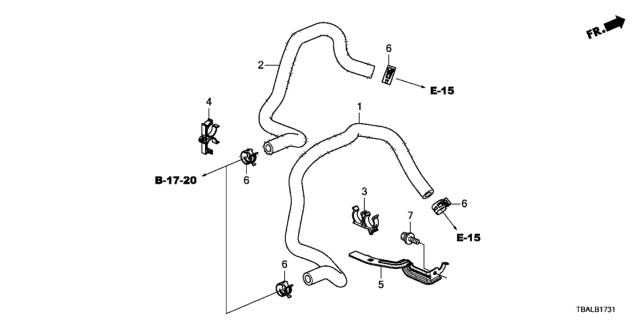 2020 Honda Civic Water Hose Diagram 2