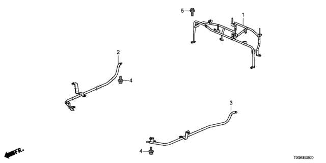 2013 Honda Fit EV Base, Fan Box Diagram for 1D540-RDC-A00