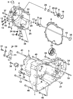 1983 Honda Accord Plate, Hanger Diagram for 21232-PC9-000