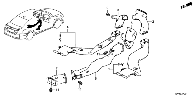 2014 Honda Accord Duct Diagram