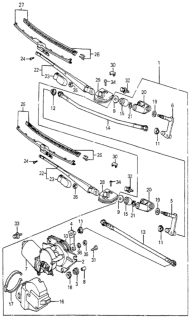 1983 Honda Accord Ring, Stopper Diagram for 38443-693-003